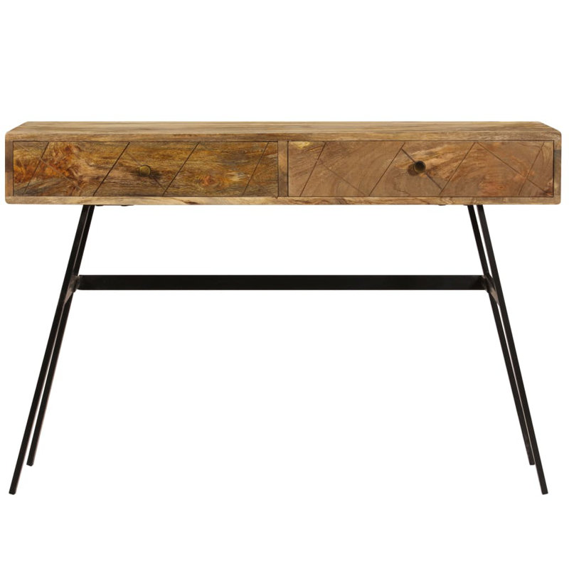 Frye Writing desk with Drawers Solid Mango Wood 110x50x76 cm