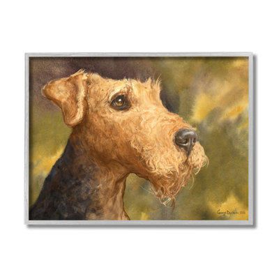 «Labrador Resting Pet Dog» par George Dyachenko - peinture sur toile