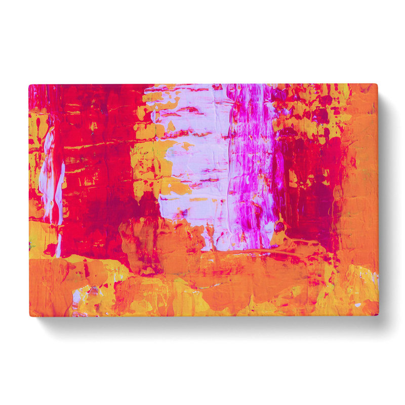 Abstract Art Painting Vol.193 by S.Johnson - Wrapped Canvas Painting, 60cm H x 91cm W x 3cm D