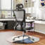 Chaise de bureau ergonomique respirante à dossier en filet avec appui-tête-1928749664