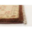 Tapis zone en laine beige/brune 5 pi 2 po x 6 pi 5 po main one-of-kind-noué la 2010 Hales