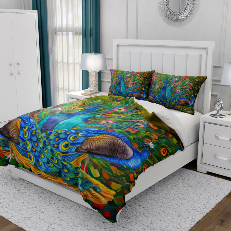Animal Print Duvet Cover, King Duvet Cover + 2 King Shams