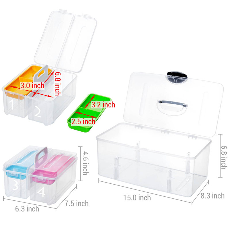 9.2 L Plastic Decorative Bins