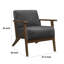 Fauteuil décoratif 32 pouces Rica, bois massif-116274045