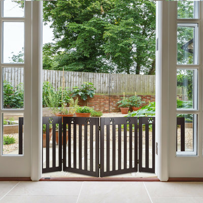 Kolbisen Wood Free Standing Pet Gate