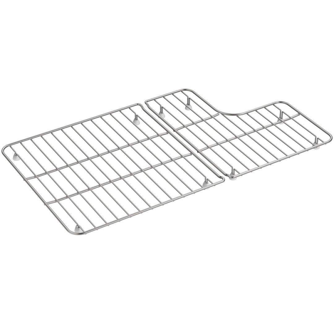 2 Piece Whitehaven Stainless Steel Rack for Whitehaven K-5826/5827 Sinks Kohler