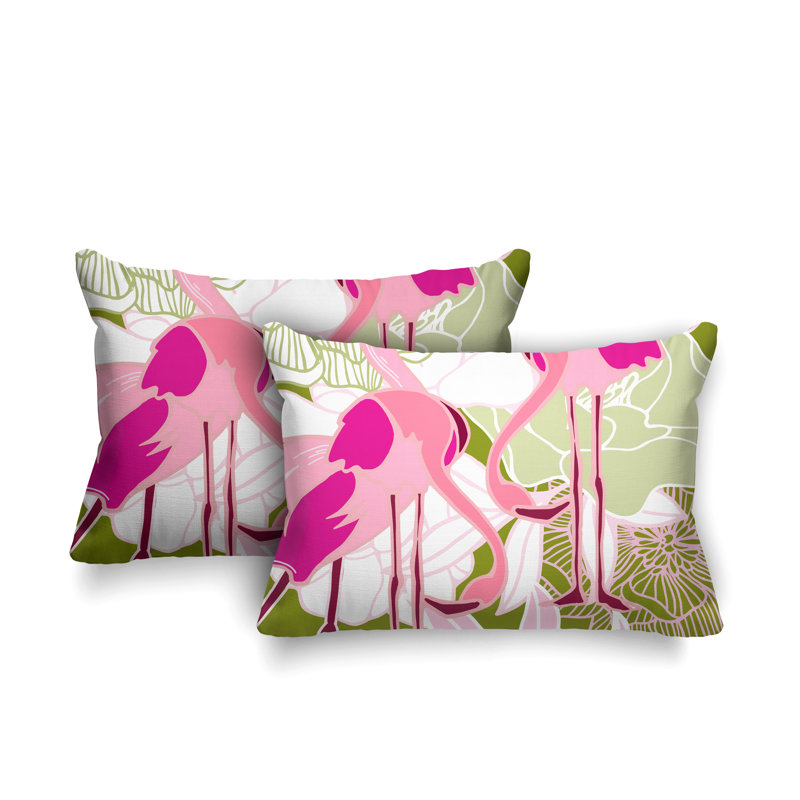 Coussin lombaire intérieur / extérieur Mingo, Jaune clair