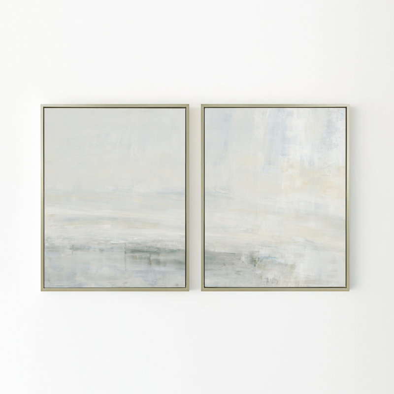 "Haven" par Carol Benson-Cobb 2 pièces, H 49,5 po x l 75 po, Or