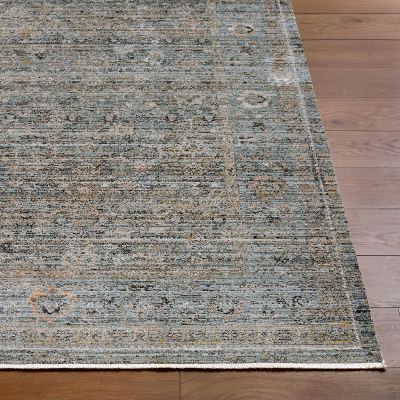 Galey Alix X Livabliss Neiland Outdoor Machine Woven Rug, Gray, Rectangle 6'7" x 9'6"