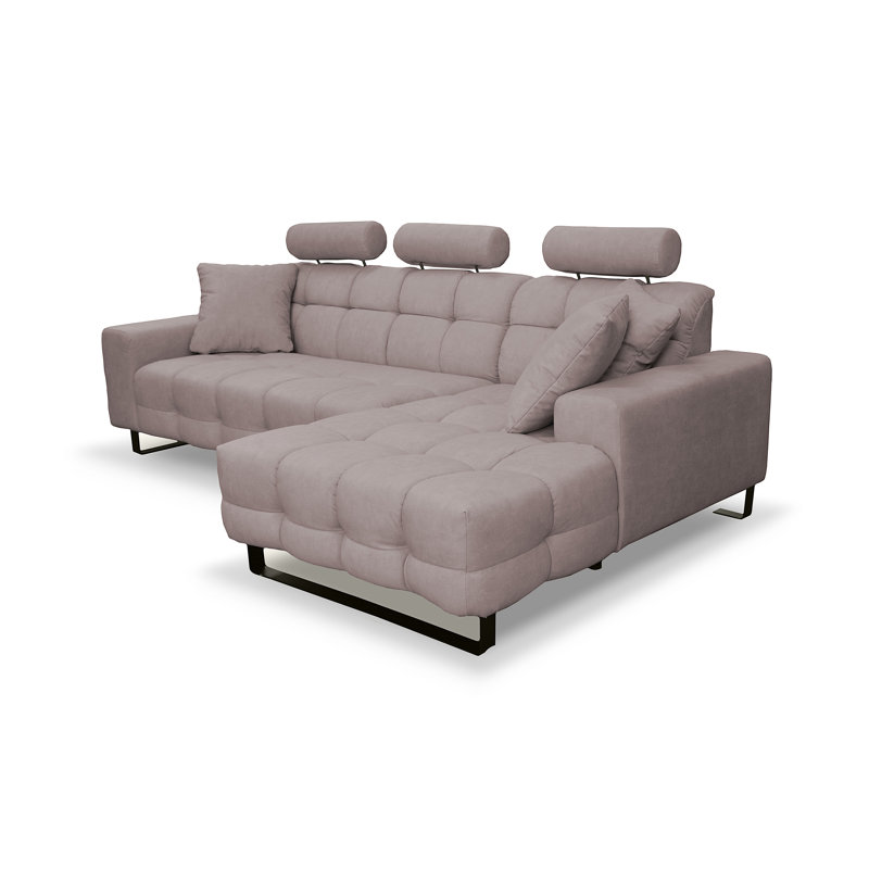 4 Seater Corner Sofa, Right Hand Facing, Brown