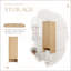 Petite armoire murale de 12 pouces avec porte à fermeture douce pour salles de bain et espaces de rangement compacts-130630506