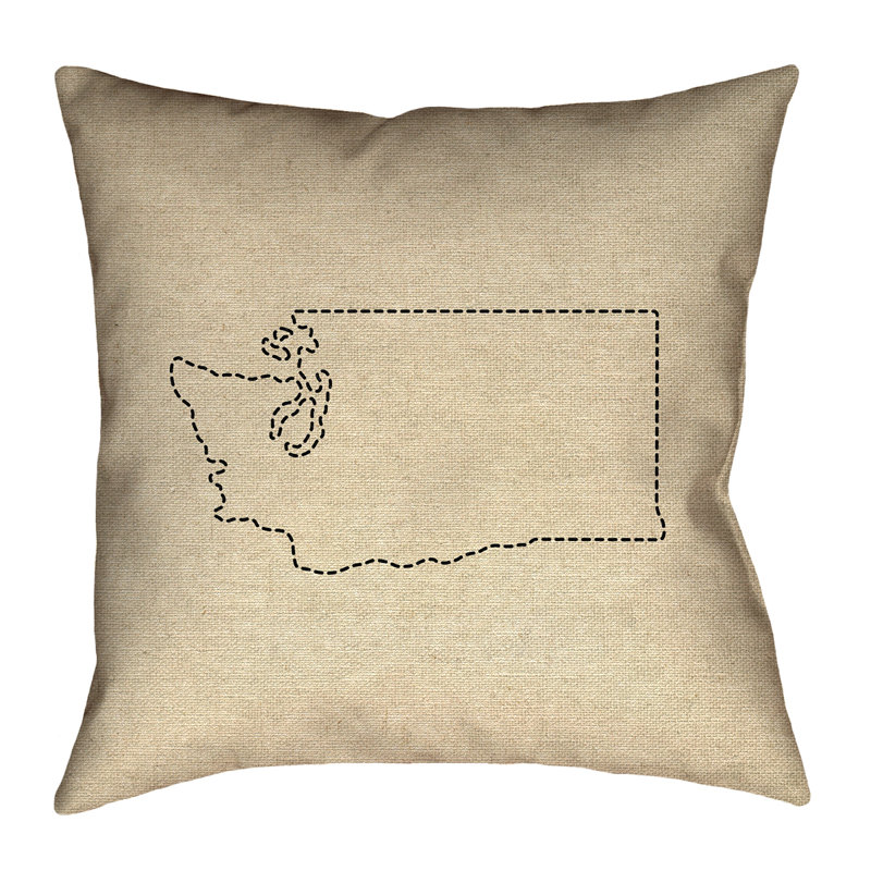 Coussin Katelyn Smith Washington, 40 po x 40 po, Coussin de sol