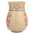  Floral Stoneware Pitcher With Handle