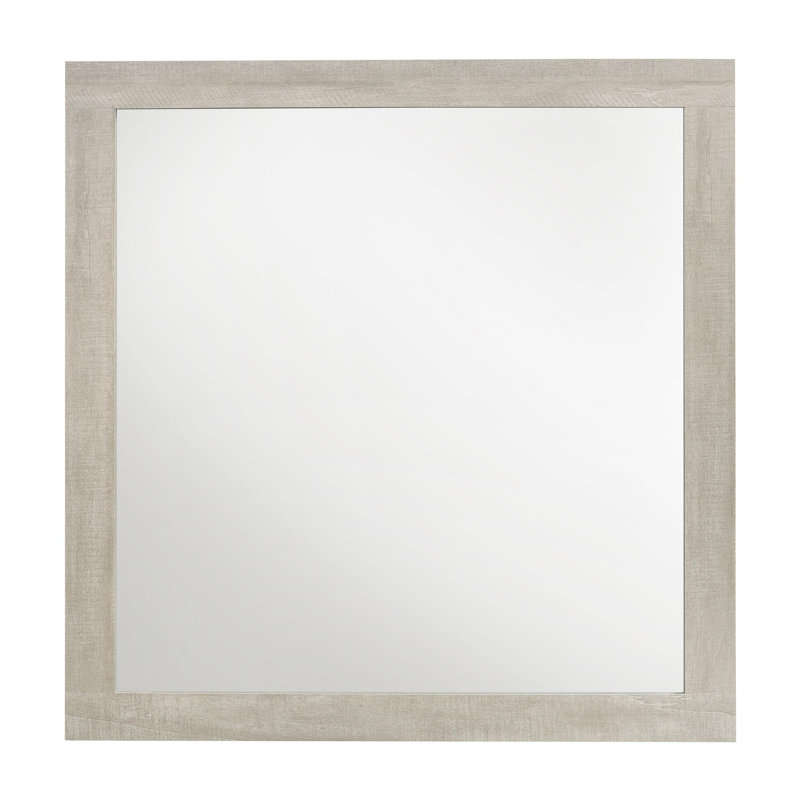 Commode miroir rustique crème