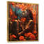 Portrait rétro d'amoureux s'embrassant sur toile-486023802-486023780