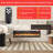 46-Inch Recessed Electric Fireplace Heater With Multicolor Flame & Remote Control