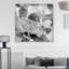 «Abstract Even More Love Silver», reproduction d'art graphique sur toile-420699690-420699685
