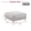 Mordecai 97Cm Wide Square Footstool Ottoman-414434057