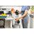 BISSELL CleanView® Rewind Upright Bagless Vacuum Cleaner | 3676 Black/Blue with Crevice Tool