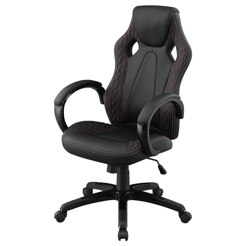 Chaise de bureau rembourrée et réglable pour bureau à domicile