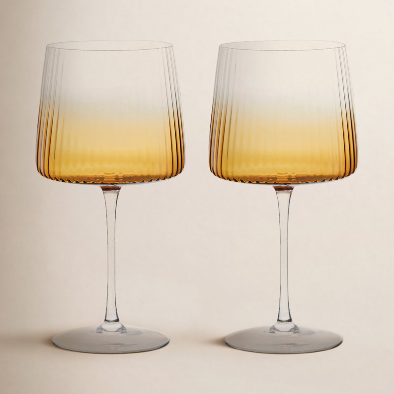 Ensemble de verres à gin Empire - 23,75 oz, Ambre