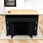 Expandable Mobile Kitchen Island Cart with Built-in Charging Station and Internal Storage-971435796