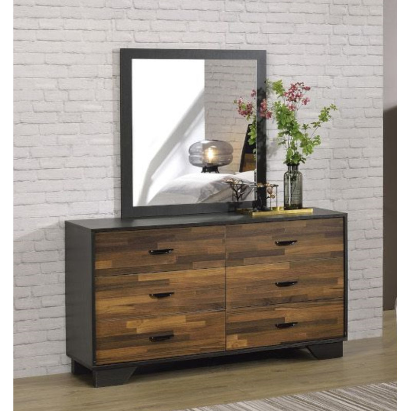 Commode 6 tiroirs avec miroir Eloy