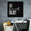 Epic Graffiti «Eat, Drink, Enjoy» par Jaxn Blvd. Latitude Run® «Eat, Drink, Enjoy» par Jaxn Blvd., estampe numérique sur toile-87610992