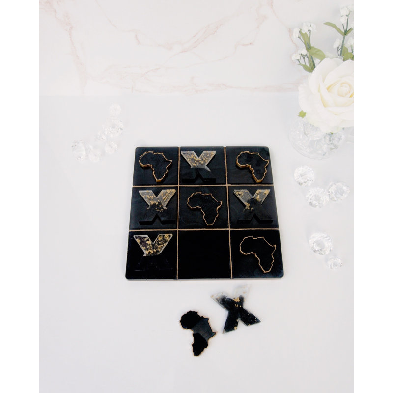 Tic Tac Toe Afrique - Noir