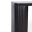 Armoire antique noire pour la salle de bain, 2 portes à miroir, compartiment ouvert, look, Mid-Century moderne, 27 po de profondeur, 25,08 lb de poids, miroir de rangement, style métallique, design contemporain, largeur de 8,07 po-354481825-354481824