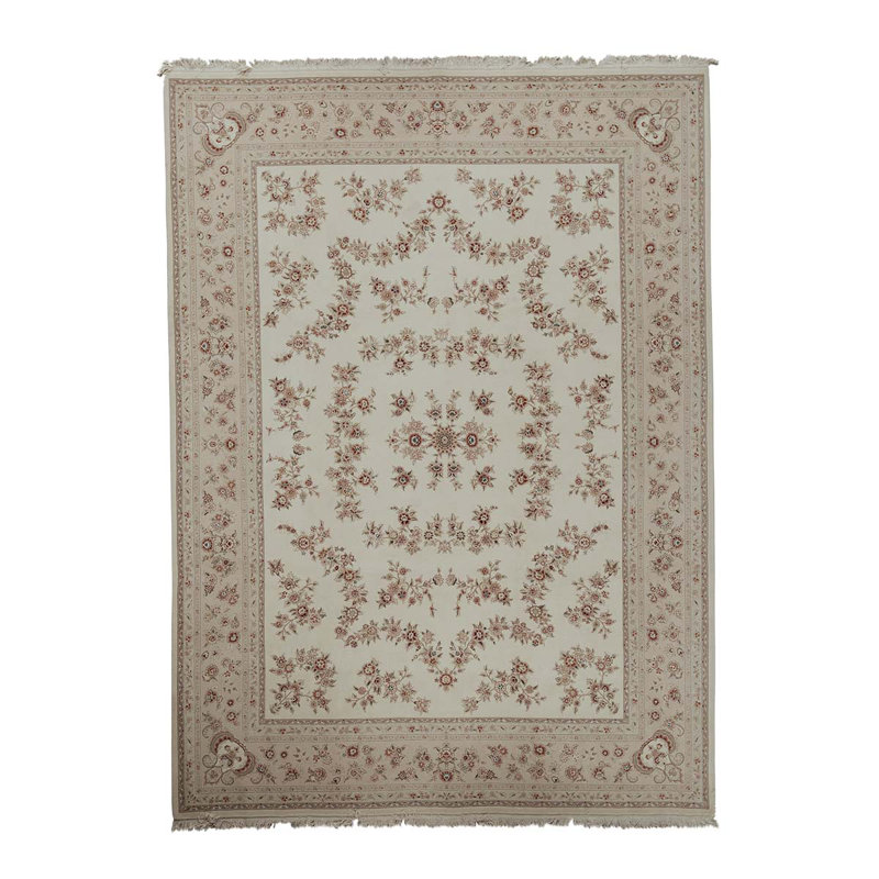 Oriental Area Rug in Ivory