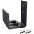 Adjustable U Shape Floor Guide Wall Mounted Sturdy Black Sliding Barn Door Hardware