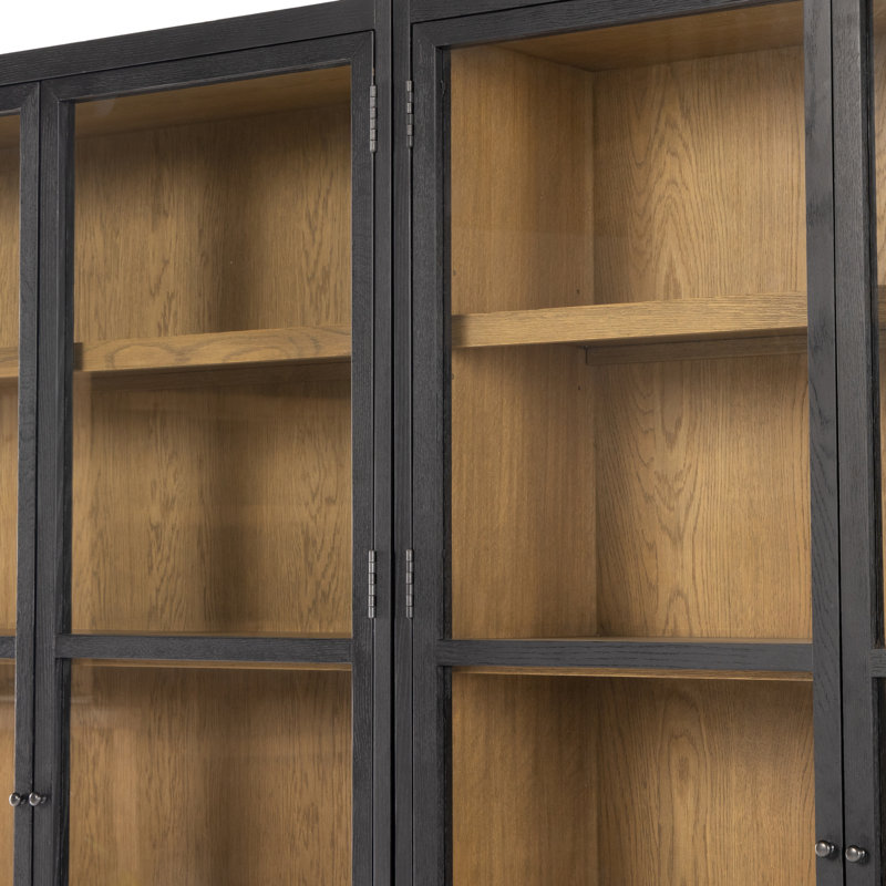 Millie China Cabinet, Drifted Matte Black