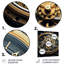Horloge horloge Dévoilé I - Montres, décoration murale en métal-1413621749