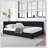 Upholstered Tufted Bed Frame, Sofa Bed Frame With Backrest And Armrests-680720493