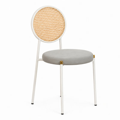 Chaise de salle à manger en rotin Charlotta