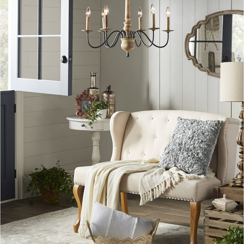 Lustre traditionnel / classique à 6 lumières de style bougie Neddy