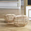 Petit repose-pieds en rotin Franco Albini-36177930