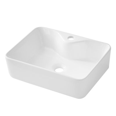 Lavabo pour salle de bain 16 "x 12" en céramique