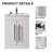 Pacifica 24'' Modern Free-standing 2-Drawer Single Bathroom Vanity Set-1573769607