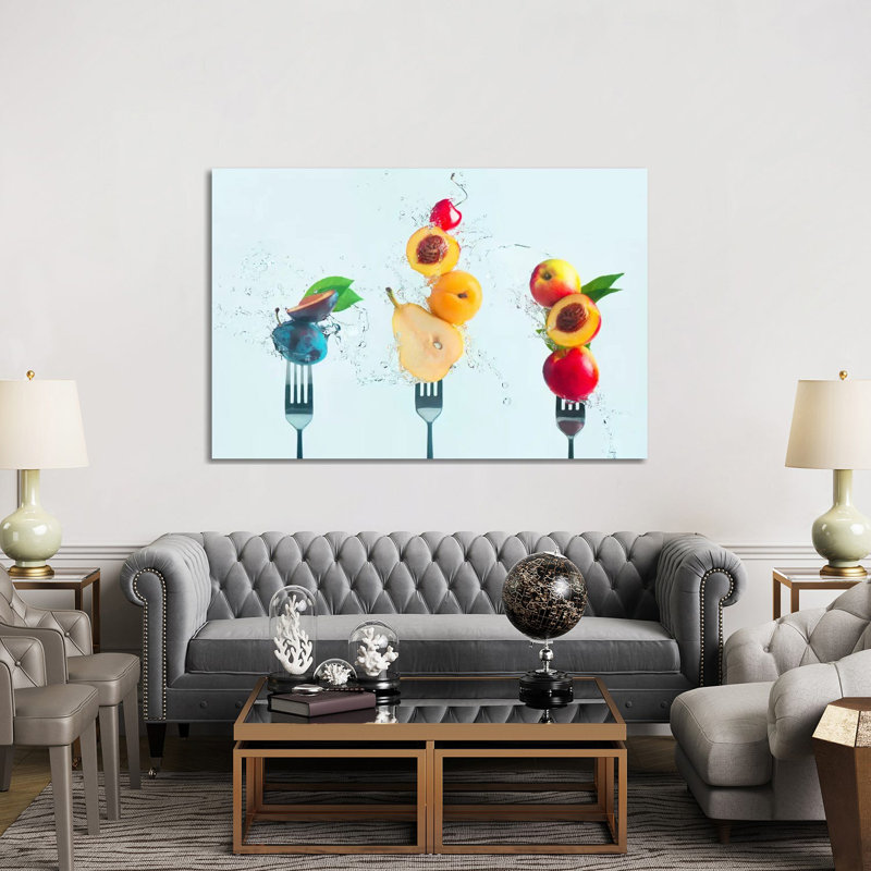 Making Fruit Salad 1 Piece Wrapped Canvas Panoramic Painting, 152.5 cm H x 101.5 cm W