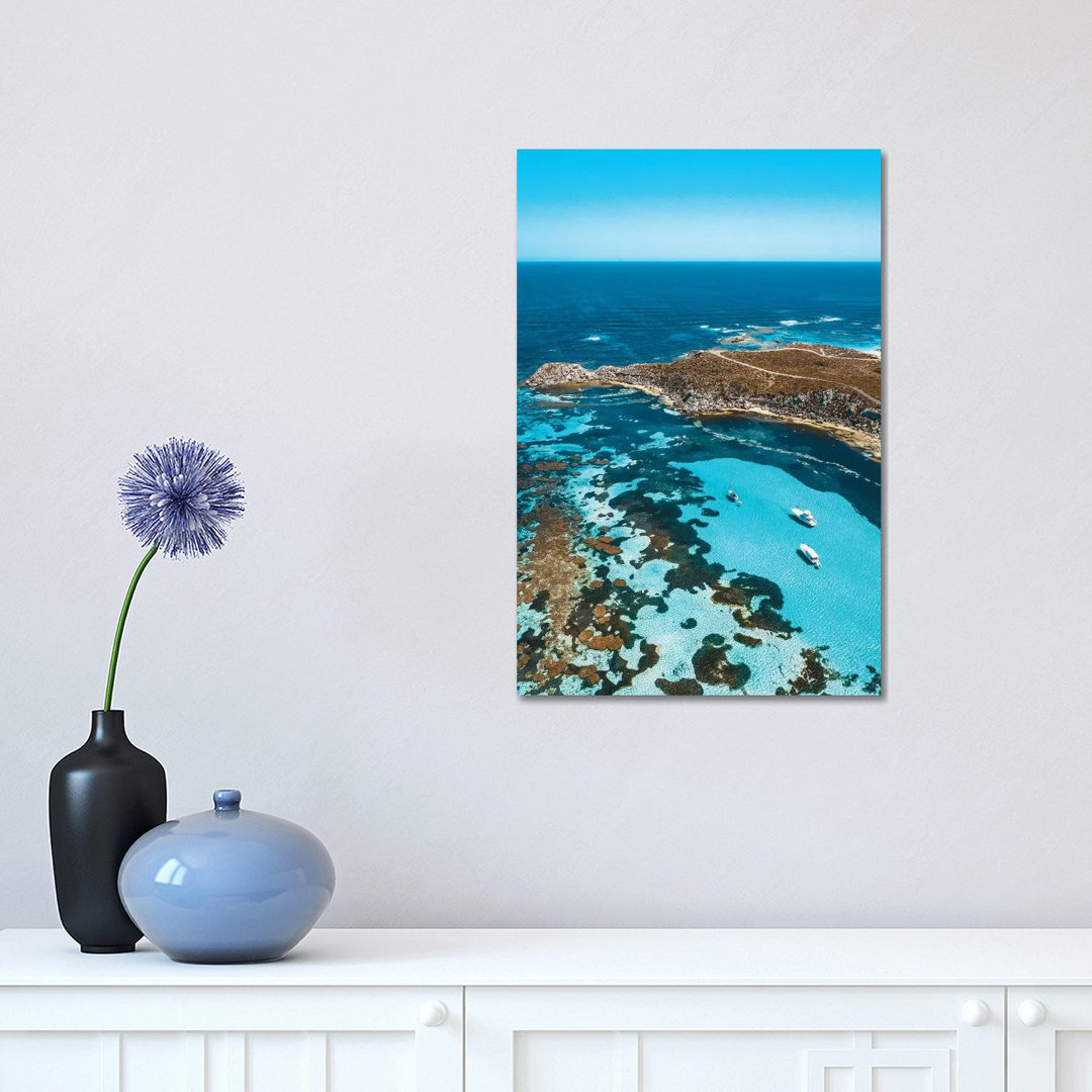 Turquoise Bay Rottnest Island by James Vodicka - Wrapped Canvas Gallery-Wrapped Canvas Giclée
