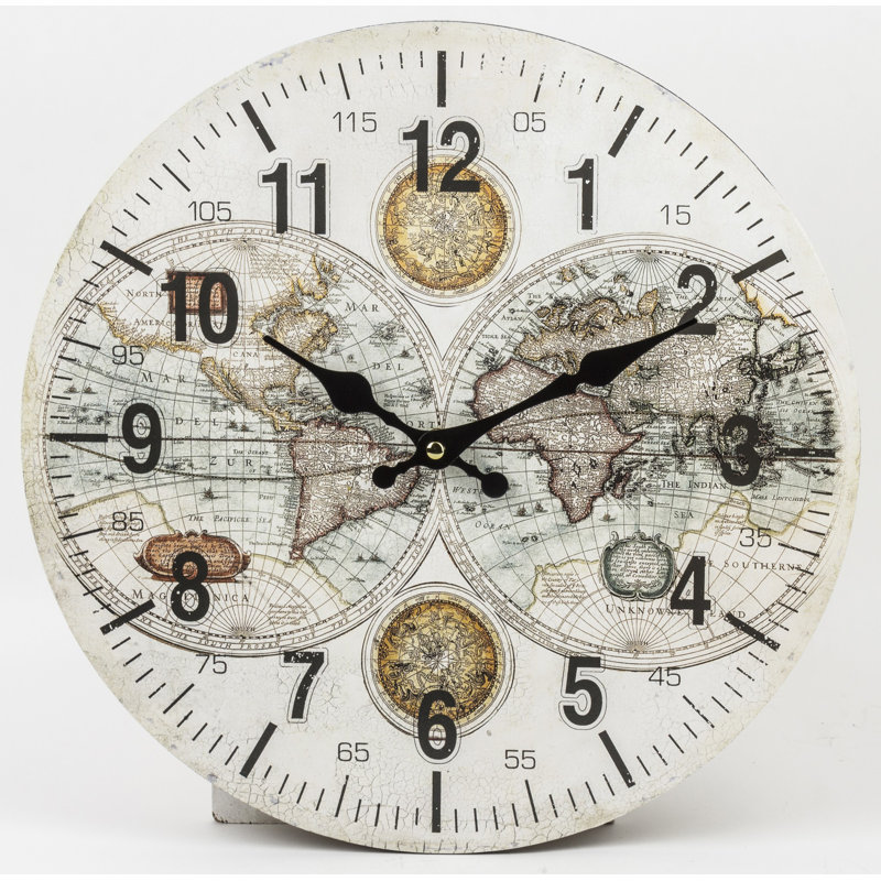 Ares Wood Wall Clock
