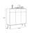 Beige Manufactured Wood Shoe Storage