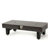 54-inch iron fire pit table (stone)