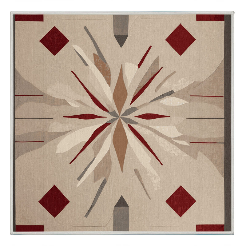 Tapis Crystal Divide, Carré 6 pi