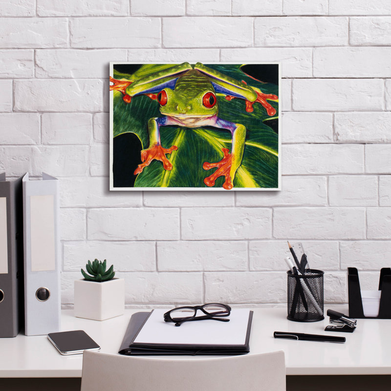 «Rainbow Splendor On Canvas» par Barbara Keith, reproduction, H 12 po x l 16 po x P 0,75 po