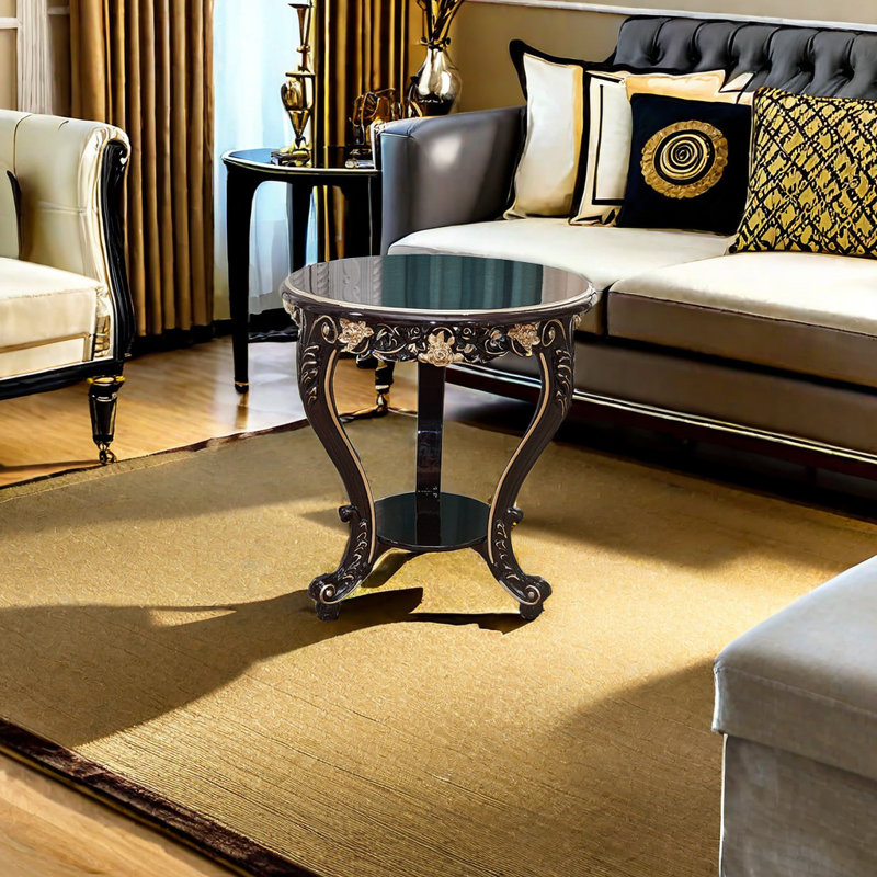 Table basse en bois massif
