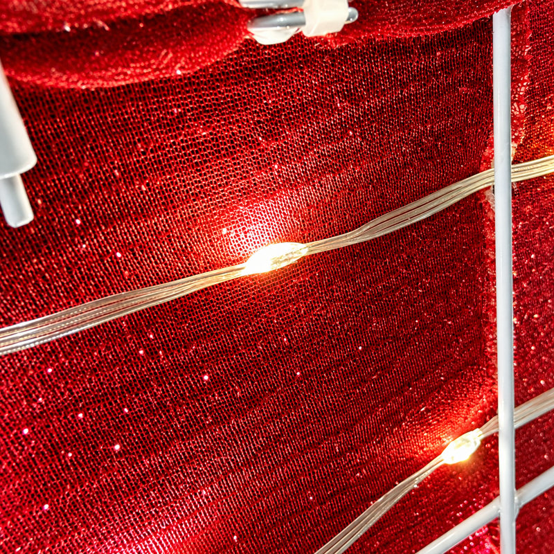 Crèche de Noël 62 "avec 250 lumières DEL, présentoir de Noël 5 pièces