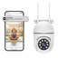 Caméra de sécurité domestique Hawkray, supportant le WIFI 2,4 / 5G, installation simple, configuration rapide, vision nocturne en couleur, système de sécurité audio bidirectionnel et de détection de mouvement.